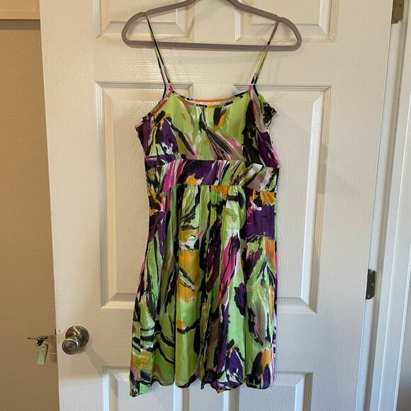 Mac & Jac Multicolored Spaghetti Strap Dress size M. - Picture 3 of 15